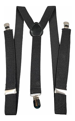 Suspensório Adulto Preto Casamento Padrinhos