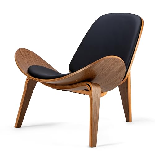 ZEFISON Hans Wegner Style Three-Legged Shell Chair Ash