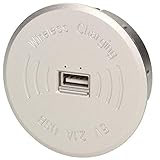 ✔️【 IZusätzliche USB-Buchse】 Es verfügt über eine zusätzliche USB-Buchse für das Laden mit Kabel, die durch eine Schiebeabdeckung geschützt wird. Dadurch können Sie mehrere Geräte gleichzeitig laden.