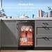 Midea MDF18A1ABB Built-in Dishwasher with 8 Place Settings, 6 Washing Programs, Stainless Steel Tub, Heated Dry, Energy Star, Black