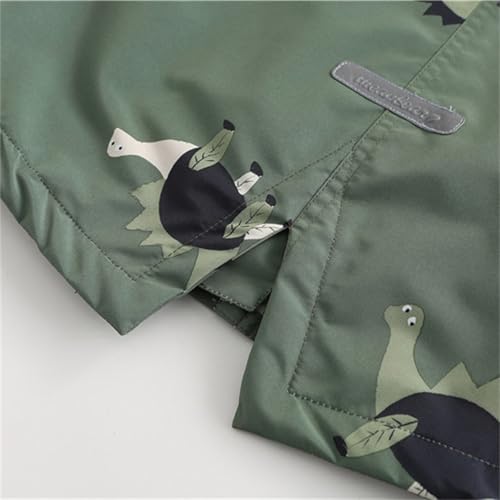 Betusline Boys Girls Cartoon Hooded Raincoats Waterproof Outdoor Jacket for Kids, 18 Months - 8 Years2