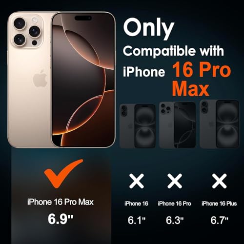 Image of AIBEX Privacy Tempered Glass for Apple iPhone 16 Pro Max | 9H Hardness | Anti-Spy Screen Guard | Anti-Fingerprint | Edge-to-Edge Privacy Protection|Bubble-Free Installation|Screen Visible Only to You