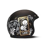  DMD Vintage Cards Open Face Helm Jethelm Motorradhelm, S