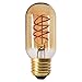Produktbild Girard Sudron 716629-LED T45 LED-Glühlampe, gedreht, E27, Edisonsockel, 11 cm, 200 Lumen, dimmbar, 4 W, Bernsteinfarben