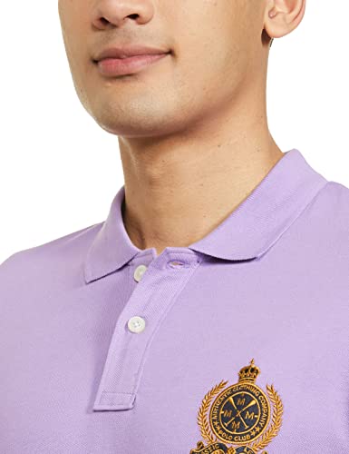 Image of Max Men Cotton Number Sleeve Slim Fit Polo
