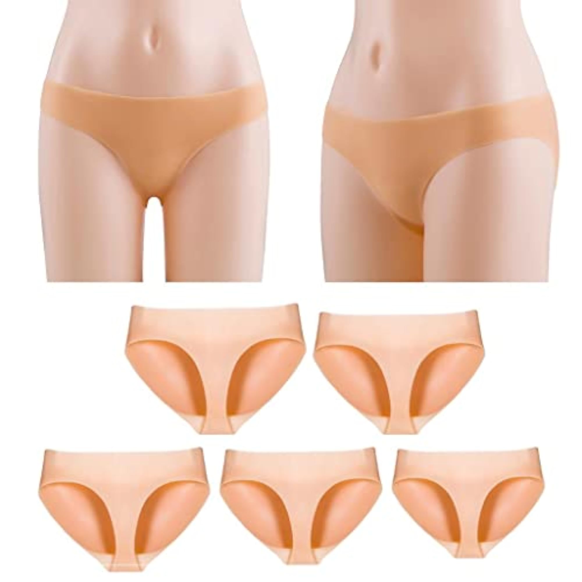 Women's Silicone Tight Panty Shaper for Hips & Buttocks, Size L