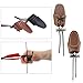 SquEqu 2 Pack Leather Archery Finger Tabs Archery Gloves No Pinch Shooting Tab Single Finger Protector Guards for Recurve Bows Shooting Practice Hunting Bow and Arrow Set Takedown Longbow