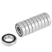 Produktbild 10 Stück 6901-2RS Kugellager Doppelt Geschirmte Miniatur-Rillenkugellager 12x24x6mm