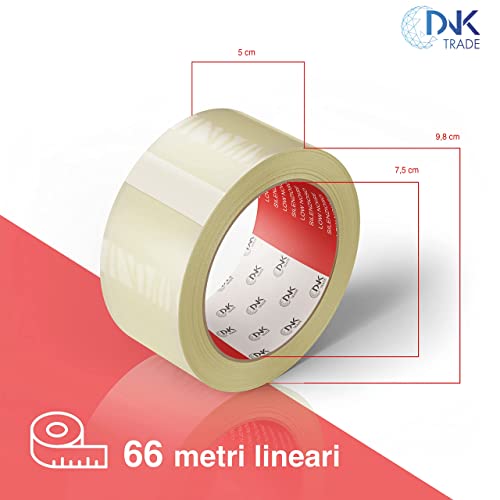 Nastro Adesivo per Imballaggi Pacchi 6 pcs 50×66