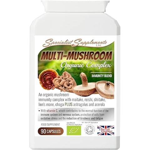 Specialist Supplements Multi-Mushroom Complex Capsules Cover