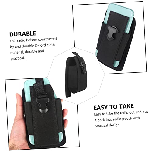 VALICLUD Pacote De 2 Unidades Para Caça Montanhismo Bolsa De Interfone Pendurada Tática Ajustável Un