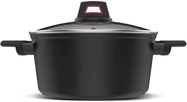 Taurus Best Moments Cazuela 20 Saucepan, Forged Aluminium, Diameter 20 cm, Ergonomic Handle, All Types of Cookers, Non-Stick Coating, Dishwasher Safe, PFOA Free, Black