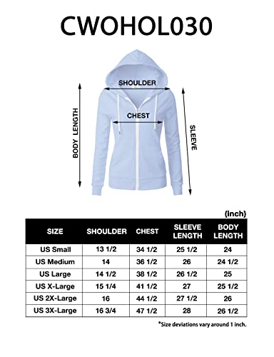 H2H Womens Slim Fit Zip Up Lightweight Long Sleeve Hoodie Black Us S/Asia S (Cwohol030) #TOP5