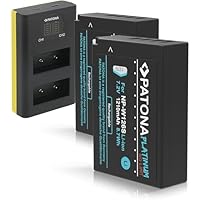 PATONA 2X Platinum Batería NP-W126s 1210mAh con Cargador Doble