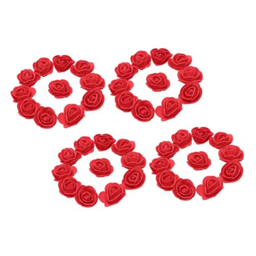 Abaodam 5cm�t�F�C�N�t�H�[�����[�Y�w�b�h50pcs �o���̑��� �l�H���[�Y�w�b�h�f�R���[�V���� DIY�N���t�g�p �ԑ���Ǐ���ɓK�����z�[���f�R��