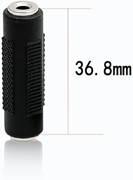 3 Pack 3.5mm Stereo Jack to 3.5mm Audio Female/Female Adapter Connectors