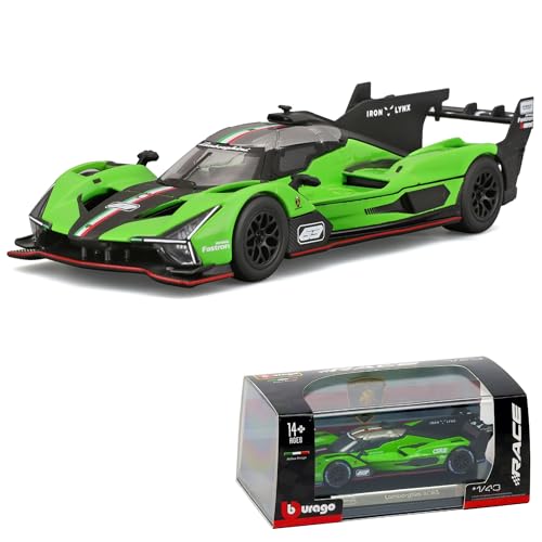 Bburago Lamborghini SC63 LMH #63 Racing 1/43 miniatura 1