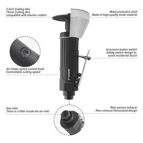 Air Cut Off Tool with 6 Wheels