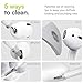 KeyBudz Air Care 2.0 AirPods Cleaning Kit - Patented Multi-Tool Cleaner with Interchangeable Brush Tips for AirPods, iPhone and Apple Devices with Sticky Squares Putty, Hard Case and Travel Pouch