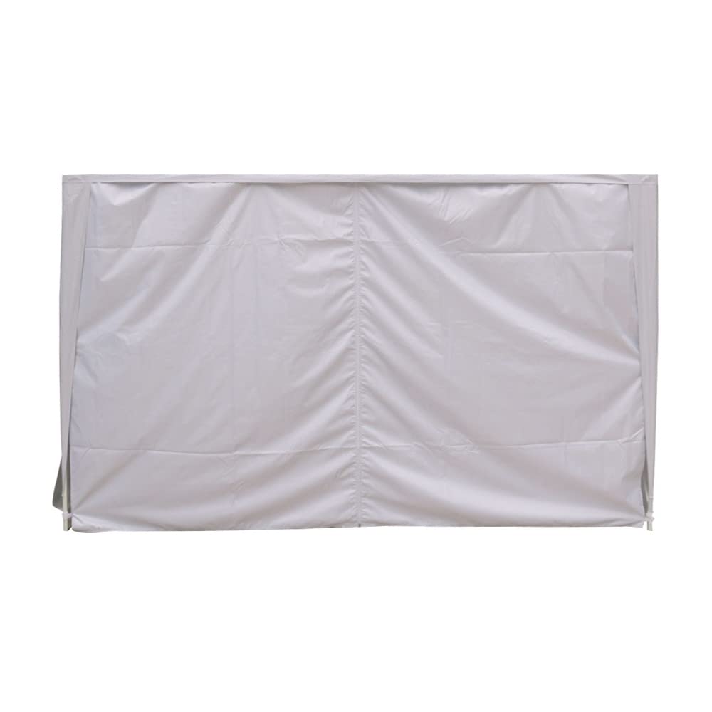 Green Bay White Gazebo Side Panel with Zipper for 2.5x2.5M Pop Up Gazebo Tent,1 Piece Side Panel Wall Only (Canopy Frame Not Included)