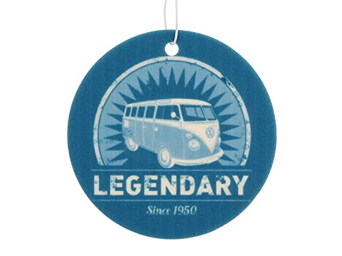 Image of BRISA VW Collection - T1 Bus Camper Car Air Fresheners, 2-Pack | Volkswagen Car Air Fresheners, 2-Pack, Long-Lasting Scent for Camping and Home Use, Legendary, Fresh /Blue