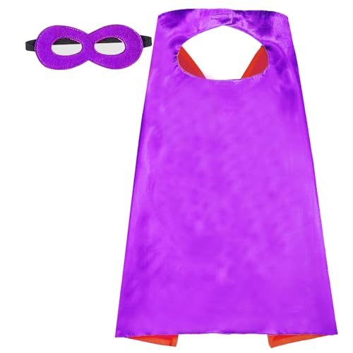 Image of Superhero Capes for Kids Halloween Costumes and Dress up - Superhero Toys Capes 4-10 Year for boys birthday party Gifts