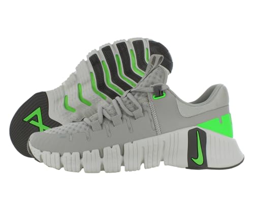Nike Free Metcon 5 Mens Trainers DV3949 Sneakers Shoes (UK 8.5 US 9.5 EU 43, Light Iron ore Green Strike 002)