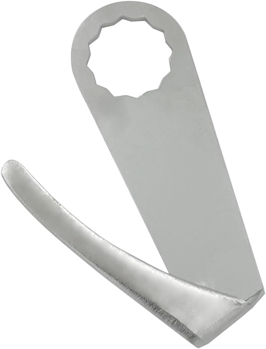 Pneumatic Air Windshield Removal Tool Cold Knife Blade Auto Glass Cutting For Car Doors Window Seal Cutter Windscreen Removal Tool Parts Bent Blade 2.36 Inch 60mm Left Bevel 2PK