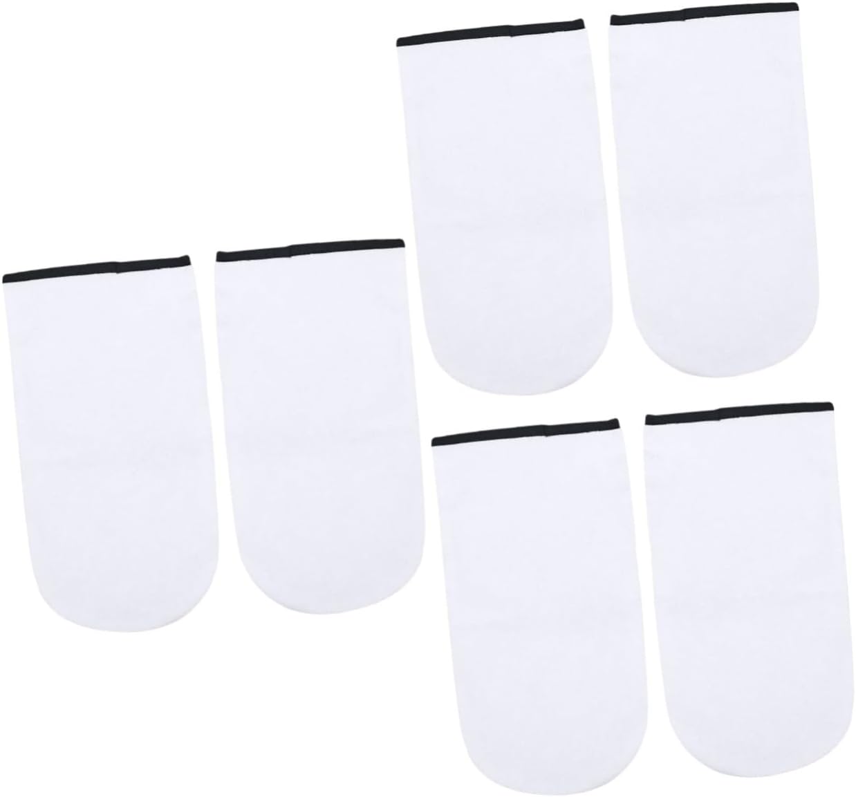 3sets Heat Gloves Heated Fingerless Mitts for Overnight Moisturizing Paraffin Wax Hand Spa Cover 2pairs*3