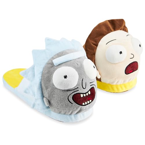 RICK AND MORTY Zapatillas de Casa Hombre - Pantuflas Divertidas