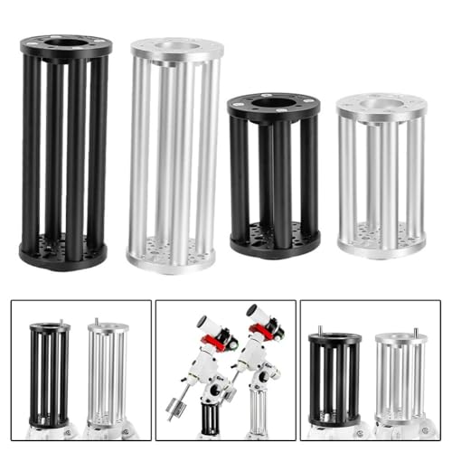 Struttura in lega di alluminio: realizzata in lega di alluminio per una sezione booster robusta ma leggera; pesa circa 997 g (200 mm) o 1145 g (300 mm) e disponibile in nero o argento per abbinarsi al treppiede e al tubo ottico senza aggiungere eccessivo ingombro.
