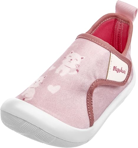 Playshoes Freizeitschuh Katze Unisex Kinder Sneaker, Rosa Katze,...