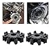 Ziciner 2 PCS Flexible Steering Coupler Replacement, Auto Power Steering Machine Column, 563152K000FFF Plastic Rubber Wheel, Steering Coupling Steering Column Motor Replace Accessories (2PCS)
