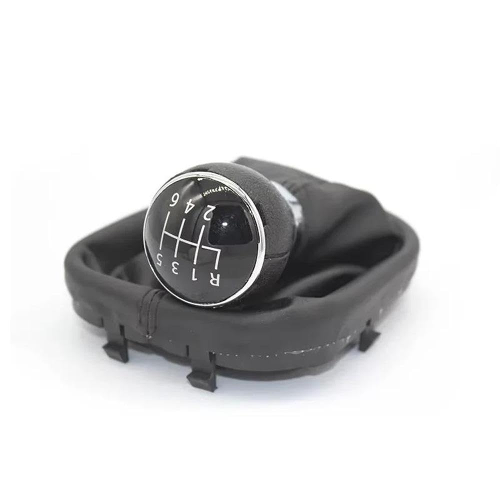 YDXHERTA 5/6 Speed Gaiter Boot Cover Gear Shift Knob for Touran Caddy MK2 2003-2015 Auto Parts(6 Speed)