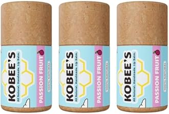 3 pack - Kobeesco Lip Balm, Lip Moisturizer, Lip Cure, Lip Balm, Nourishing Lip Treatment (PassionFruit)