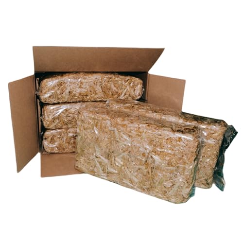 agrar-store Stroh in handlichen 1 kg-Beuteln Einstreu Futter Meerschweinchenstroh Kaninchen (6, Kilogramm)