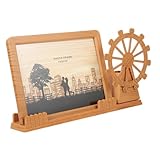 Cadre photo décoratif : porte-stylo au design unique, statue de grande roue, utile et pratique, à la fois original et créatif