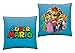 Cuscino Arredo 40x40 cm morbido con imbottitura 100% poliestere (Super Mario)