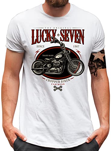T-shirt Moto Custom Chopper Idéal pour Vos Sorties Biker de l'Été