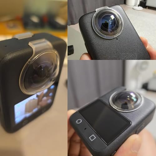 Image of Yantralay Lens Guard Compatible with DJI Osmo 360 Camera - Waterproof Dustproof Snap-On Lens Protective Cover, Easy Installation, Osm o Action 360 Accessories