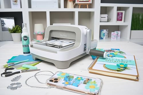 Sizzix Big Shot Machine avec Plateforme Standard - Rouleau Polyvalent pour Loisirs Créatifs, Kit Complet - Avec Feuilles de Papier – vue 7