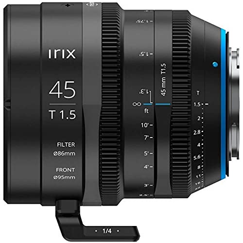 Irix D180041 Cine 45 mm T1.5 Videoobjektiv für Canon EF (metrisch), 45 mm Objektiv für Canon, 8 K UHD, Full Frame, Min… – Bild 4