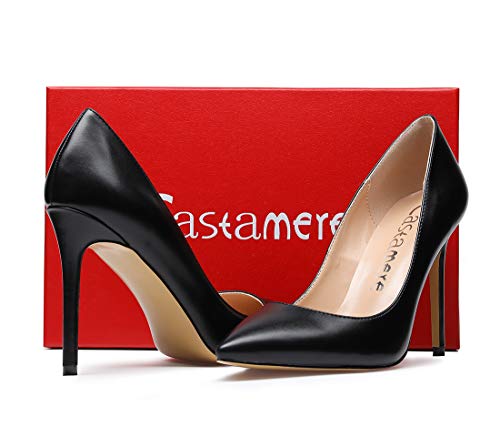 Image of Castamere Womens High Heels Pointed-Toe Slip-on Stilettos Pumps 4Inch Heel Shoes