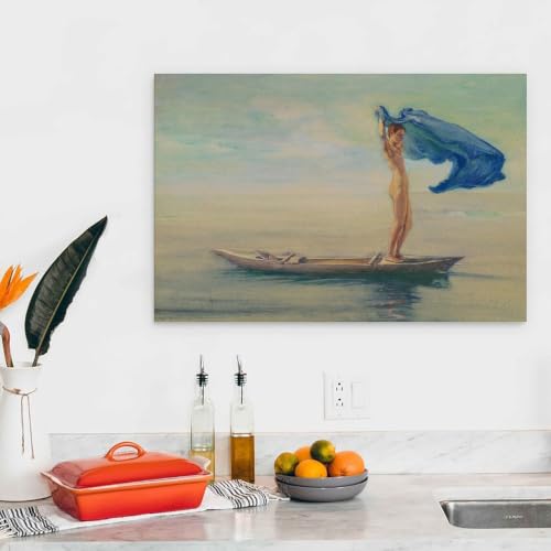 Lienzo de John La Farge Samoa para decorar tu sala o dormitorio moderno 4