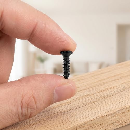 Tornillos autorroscantes M2 800 piezas acero negro miniatura 4