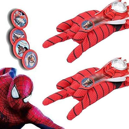 Akanar Twin Spiderman Web Disc Shooter Launcher With Single Hand Wearable Glove Fun Toy For Kids (Multicolour) - Pack Of 2 (B09HPVTMCK) Amazon Price History, Amazon Price Tracker