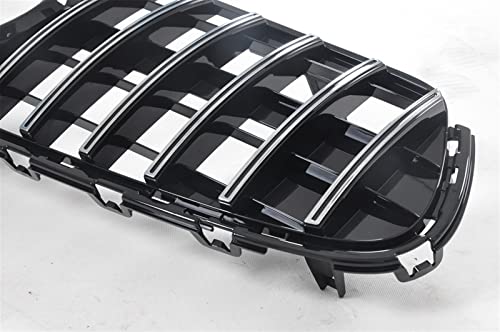 Grille avant Benz X253 W253 GLC 2020 maille argentée style GT avec trou caméra