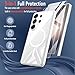 Magnetic for Samsung Galaxy S26 Ultra Case with Screen Protector 2X,Compatible with MagSafe,Phone Case Slim Hard PC Silicone Bumper Shockproof Protective Cover for Samsung S 26 Ultra 5G,Clear