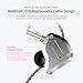 KZ ZS10 Pro Noise Cancelling Monitor Headphones, 4BA+1DD in-Ear HiFi Metal Earphones with Stainless Steel Faceplate, HiFi Gaming Earbuds IEM Earphones, 2 Pin Detachable Cable (Blue,Without Mic)