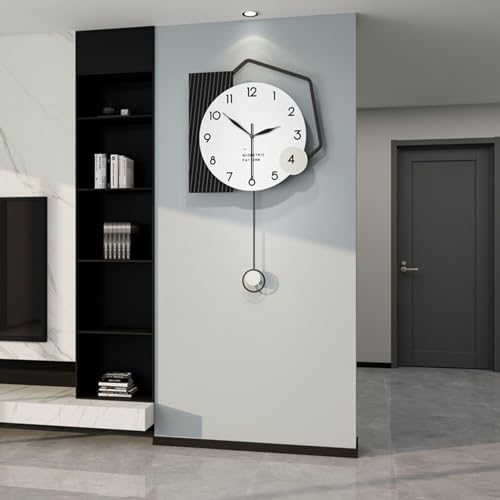 Horloge murale à pile, grand cadran d'art moderne pour votre déco - 5